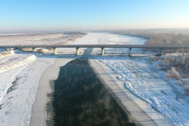 Система &quotПлатон&quot финансирует восстановление дорог и мостов Красноярского края Росавтодор