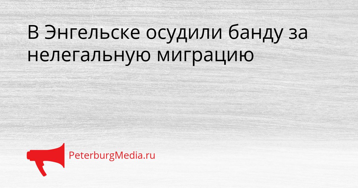 В Энгельске осудили банду за нелегальную миграцию