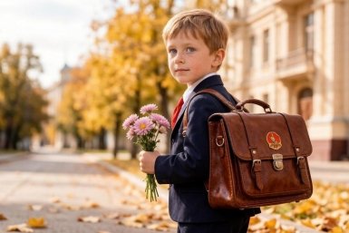 Советский школьник Создано при помощи ИИ