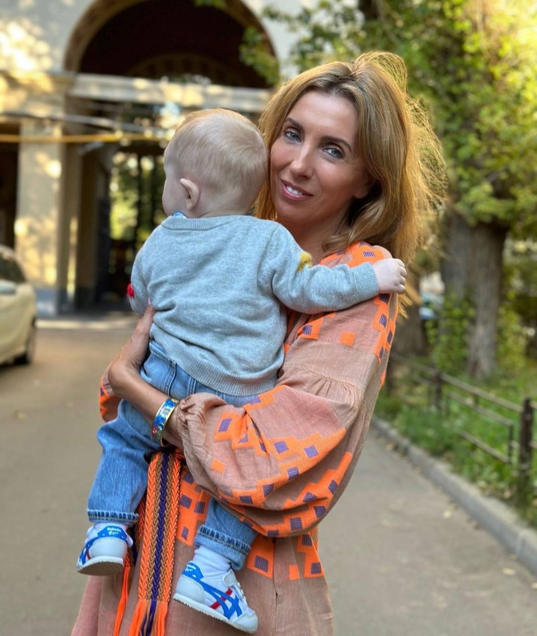 Светлана Бондарчук с сыном