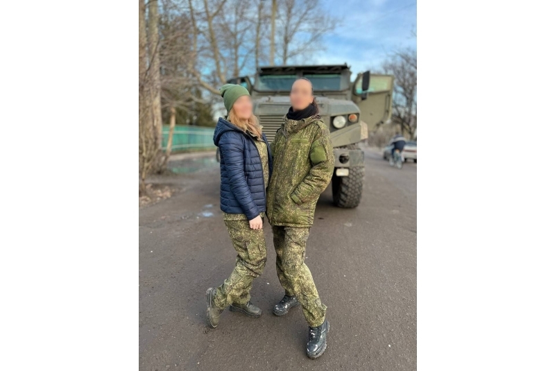 Участницы ансамбля песни и пляски Минобороны РФ